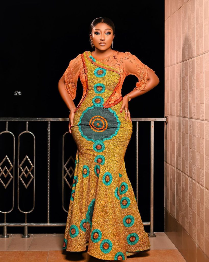 Beautiful African Print Dress.