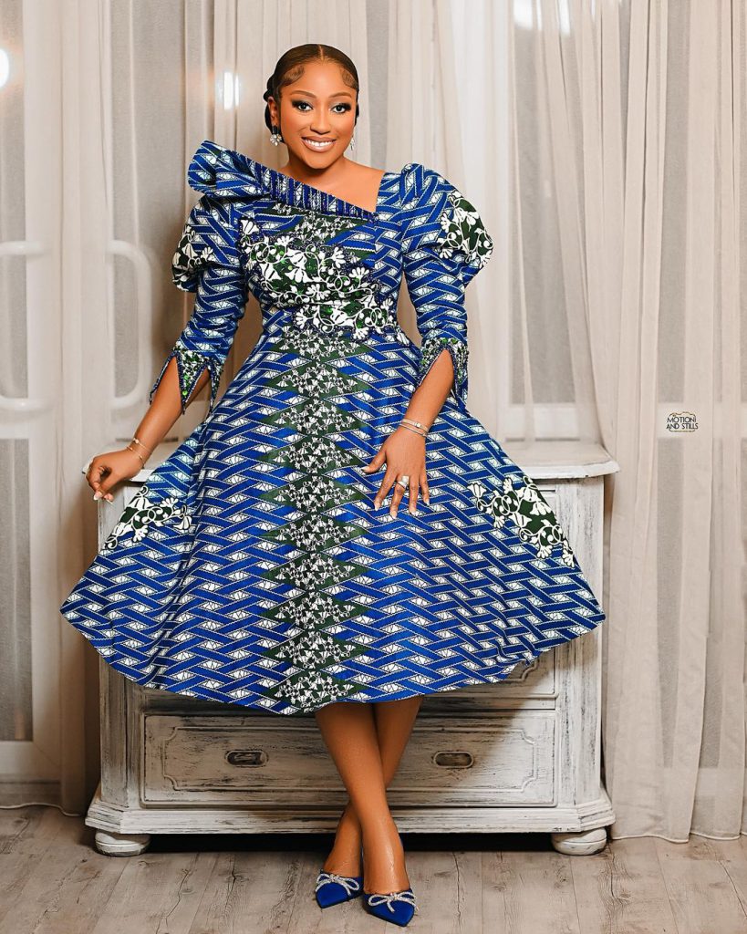 Bold African print dress Anita Akuffo.
