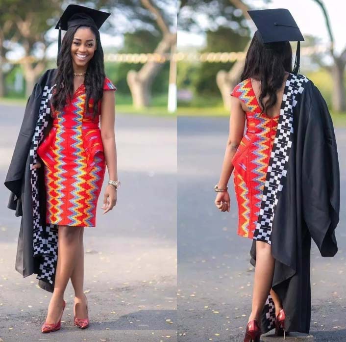 African Print styles for graduation.